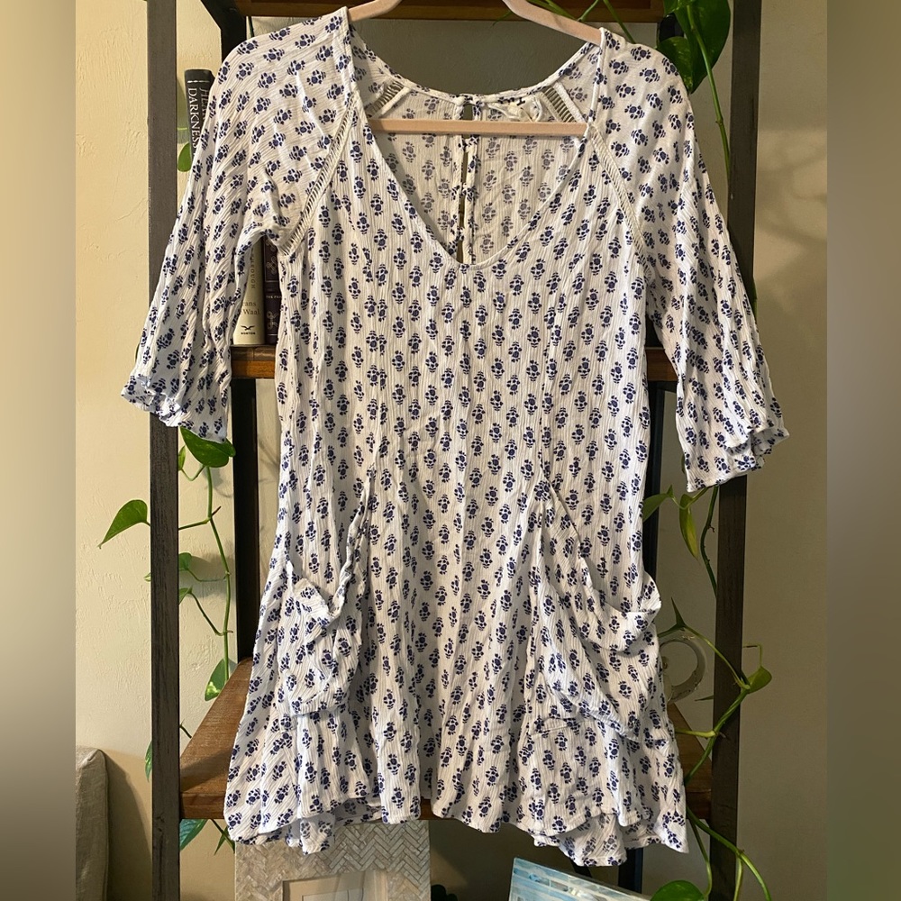 PQLA Linen Mini Dress Size: Small